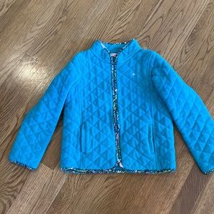 Girls size 10 Lilly Pulitzer zip down fleece